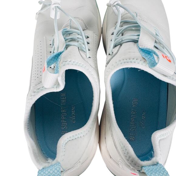 Clove We Support You Nursing Shoes Unisex Size W8.5/M7 White Low Top Lace Up‎ main image 4